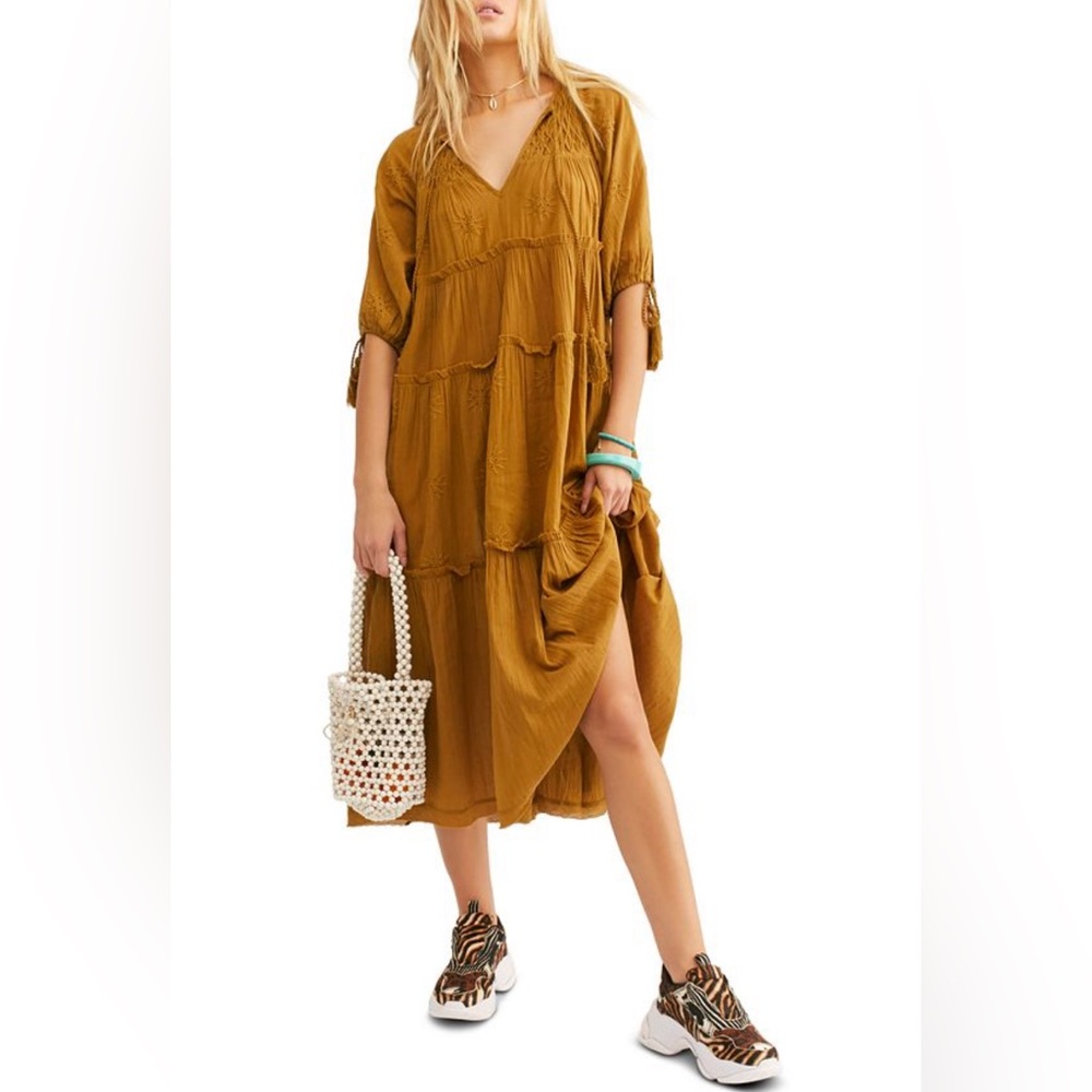 Free People Celestial Skies MIDI Dress